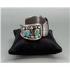 Image 4 : Navajo Sterling Turquoise Watch Band Bracelet