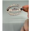 Image 3 : Sterling Silver Irish Claddagh Brooch