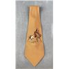 Image 2 : 1940s Jak Tye Cowboy Hand Painted Tie