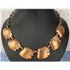 Image 1 : Mid Century Copper Leaf Necklace