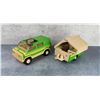 Image 2 : Tonka Pressed Steel Van & Pop Up Camper Toy