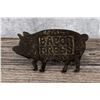 Image 1 : Cast Iron Pig Bacon Press