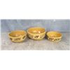 Image 2 : Blue Decorated Yelloware Mixing Bowl Set