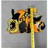 Image 3 : Group Of Die Cut Flocked Halloween Decorations