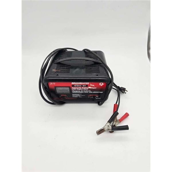 motomaster battery charger w/engine start