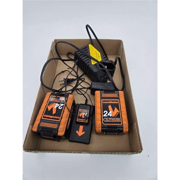 chargers and batteries