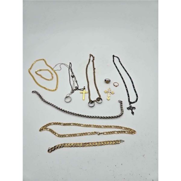 assorted mens jewelry