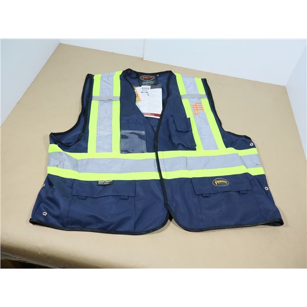 VESTE DE SÉCURITÉ HAUTE VISIBILITÉ L-XL PIONEER
