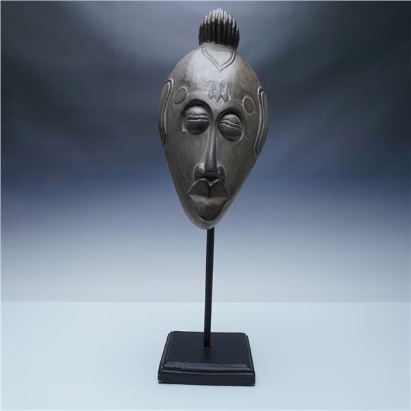 African Tribal Mask on Stand