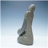 Image 3 : Hand-Carved Soapstone Sculpture, Kneeling Woman with Offering