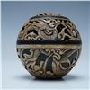 Image 1 : Intricately Carved Dragon Motif Lidded Sphere Box