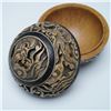 Image 4 : Intricately Carved Dragon Motif Lidded Sphere Box