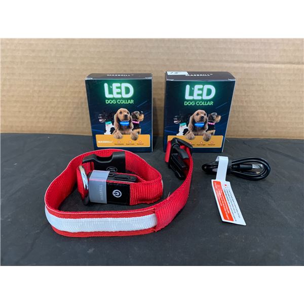 Masbrill LED Dog Collar Reghargable