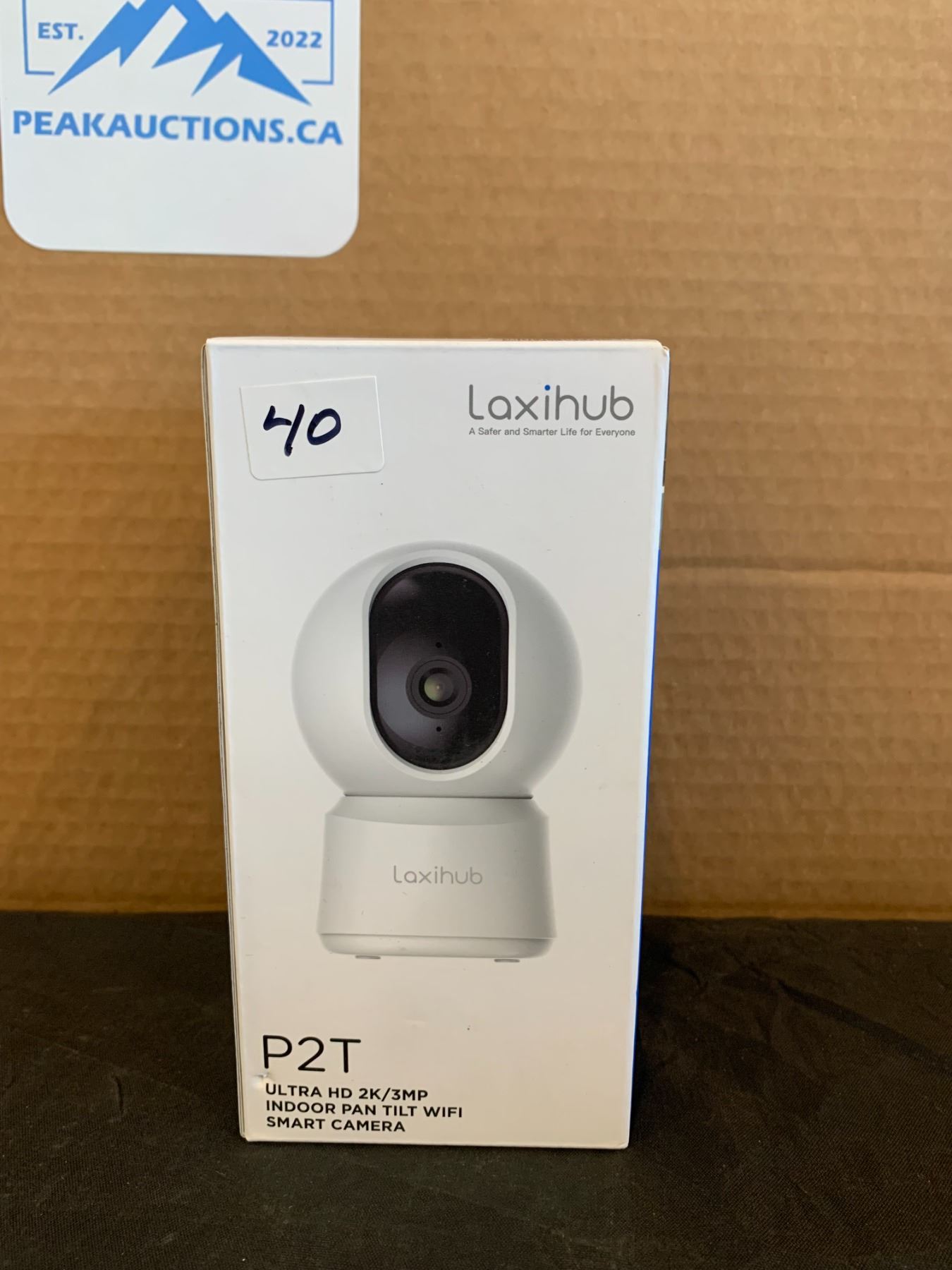Pack 2 Caméras Intelligentes Laxihub P2T - 2K/3MP, Intérieur, WiFi, Pan-tilt, Ultra HD