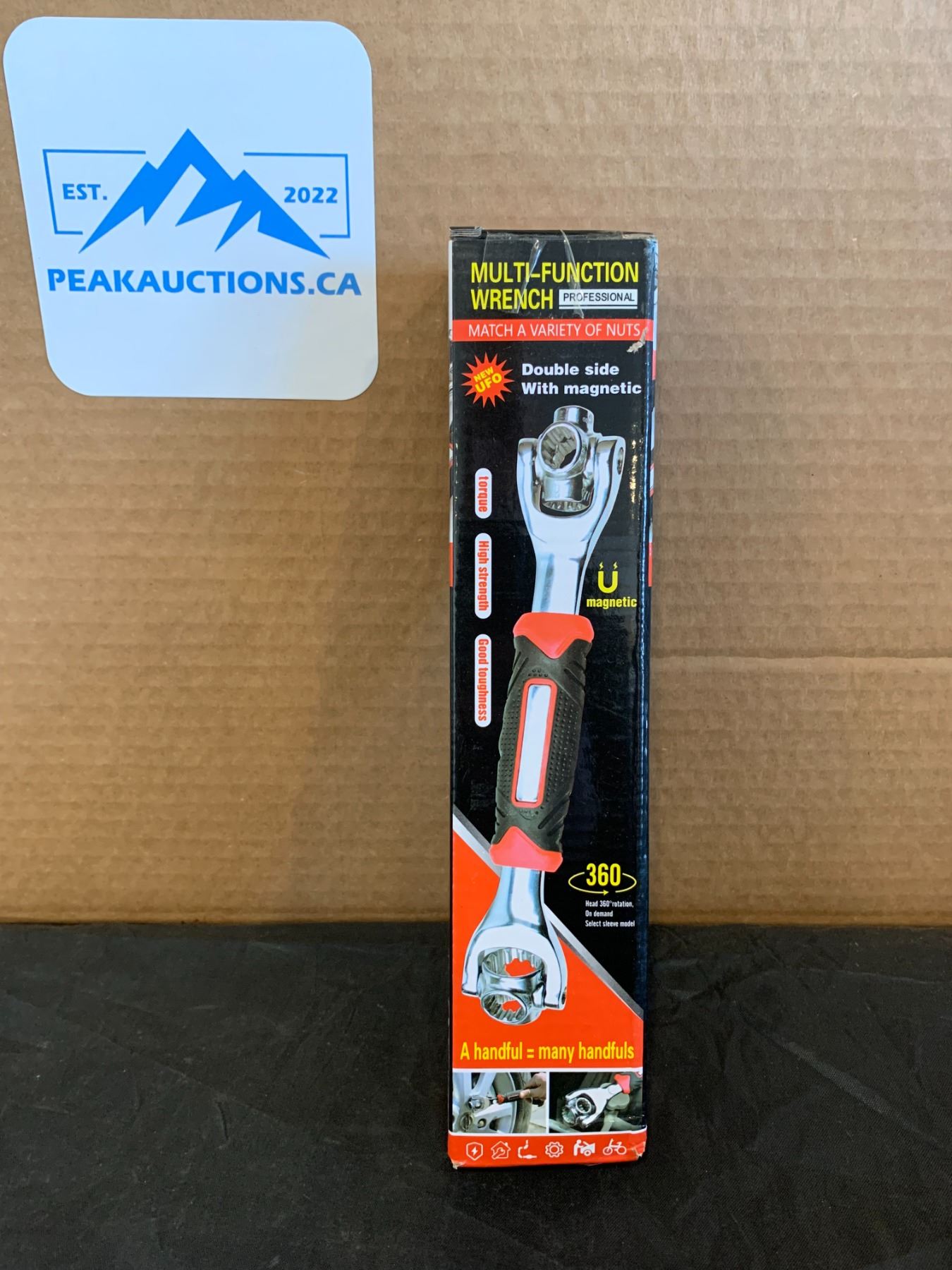 360 Head Rotation Multi-Function Wrench Magnetic 360 Head Rotation