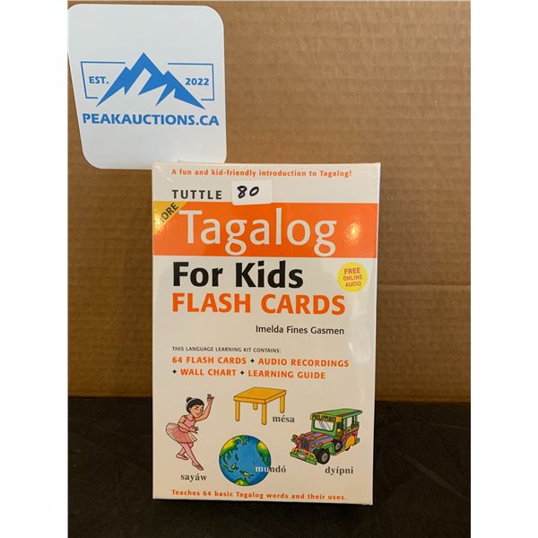 Tuttle Tagalog For Kids Flash Cards 64 Basic Words