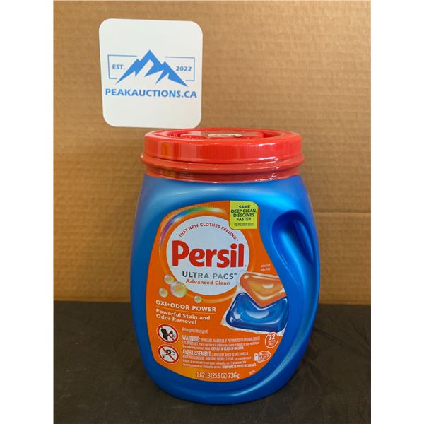 Persil Ultra Pacs Advanced Clean Oxi+Odor Power 32 Ultra Pac
