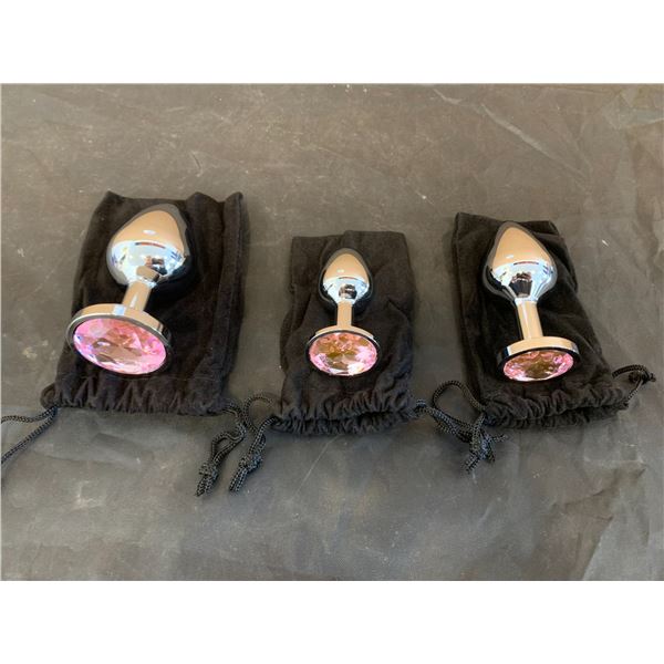 Anal Training Butt Plug 3 piece Set