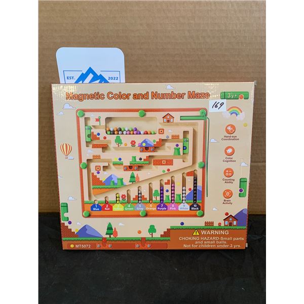 Magnetic Color And Number Maze 3 year +