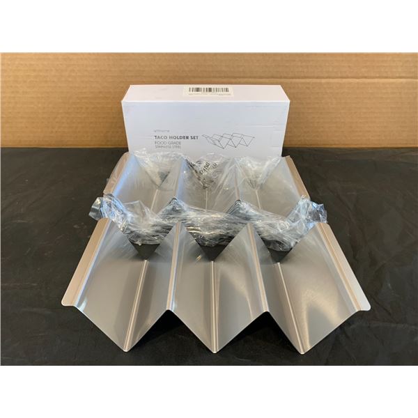 Taco Holders 4 Pack Stainless Steel