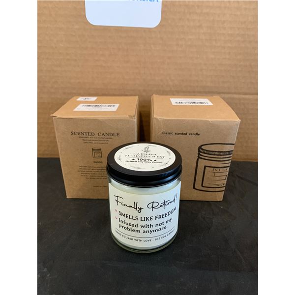 Scented Soy Candles Lavender Eucalyptus 7oz