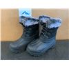 Image 1 : Womens Black Waterpoof Winter Snow Boots Size 8.5 (EU size 39)