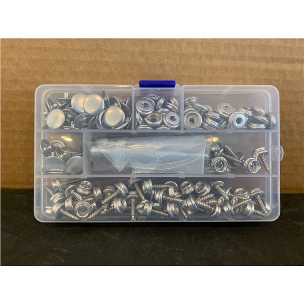 Metal Rivet Tool Button Snap Fastener Kit