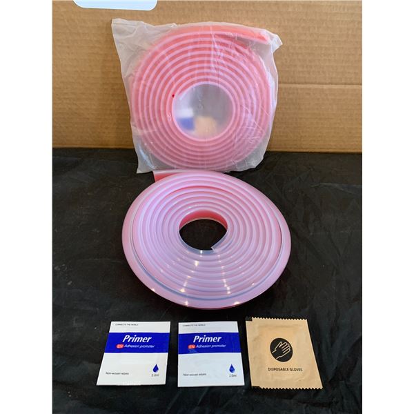 Rubber Silicone Shower Barrier Water Stopper Trim