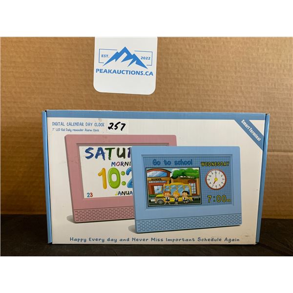 7" LED Digital Calendar Day Clock Model: SDC-K701/702