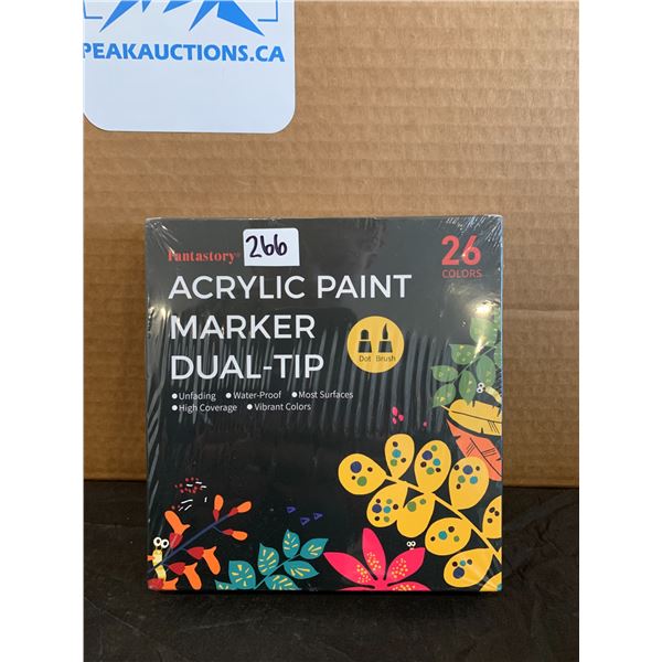 Fantastory Dual-Tip Acrylic Paint Markers 26 Colours