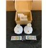 Image 1 : Pack Of 2 Remote Control Wireless Spotlights With Timer