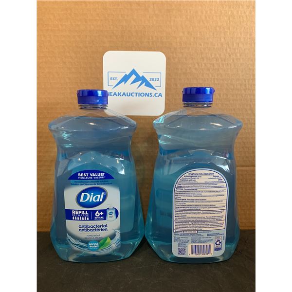 Pack Of 2 Dial Antibacterial Hand Soap Refills Spring Water Scent