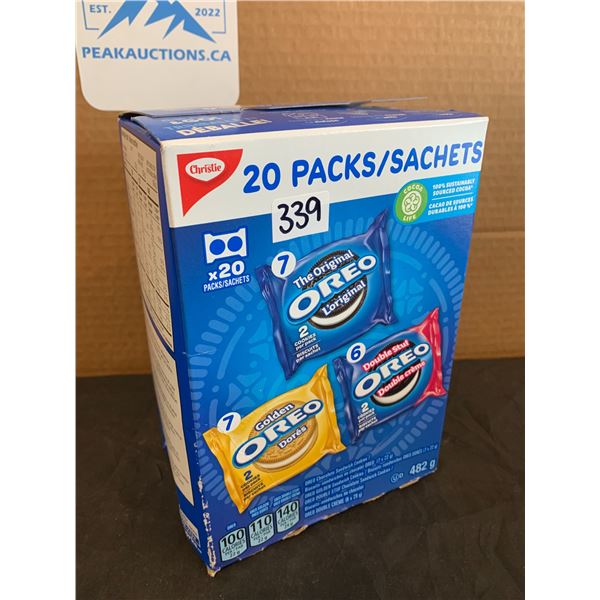 Oreo 20 Mixed Packs 482g (Best Before FEBRUARY 28 2025)