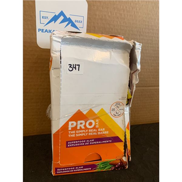 Pro Bar Superfood Slam 12x85g Bars (Best Before July 2026)