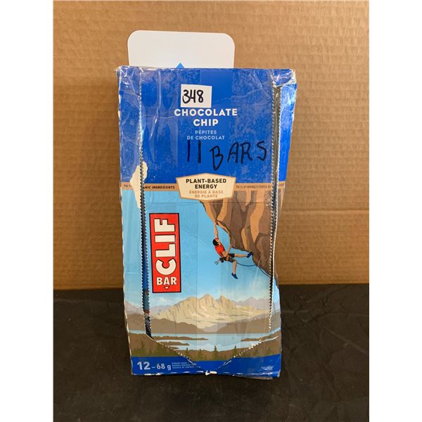 Clif Bar Chocolate Chip 11x68g Energy Bars (Best Before August 2025)