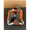 Image 1 : Dog Halter Harness Size Large Oarnge And Black