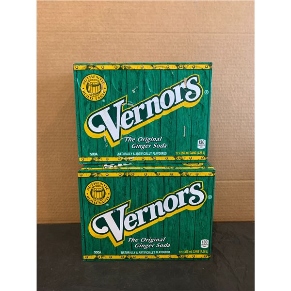 Vernors The Origanal Ginger Soda 12 Pack Cans x 2