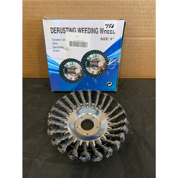 Derusting Weeding Wheel Size 6"