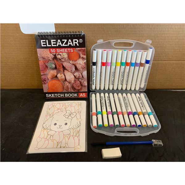 Acrylic Paint Marker Art Kit