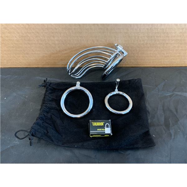 Male Chastity Cage 2 Keys Included