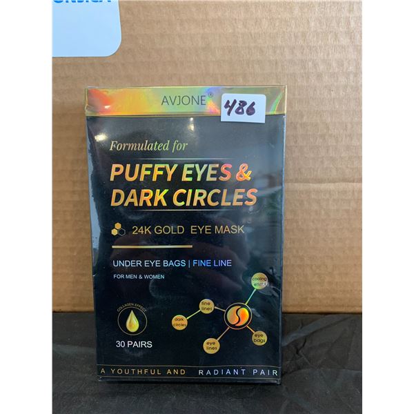 Avjone 24K Gold Eye Mask For Puffy Eyes And Dark Circles 30 Pairs