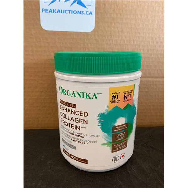 Organika Chocolate Enhanced Collagen Protein Powder 504g Exp 05 2025