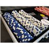 Image 2 : Poker Chip Set - White - Blue - Red