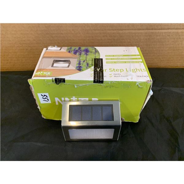 Natur Solar Step Lights 10 Pack