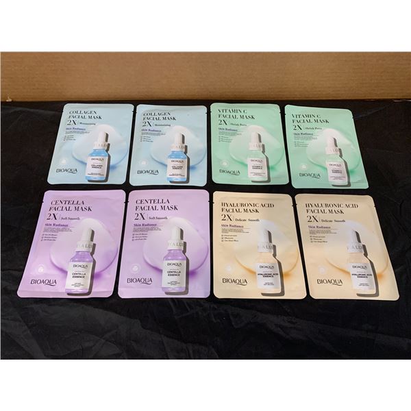 Bioaoua Collagen Facial Masks Assorted 8 Pack