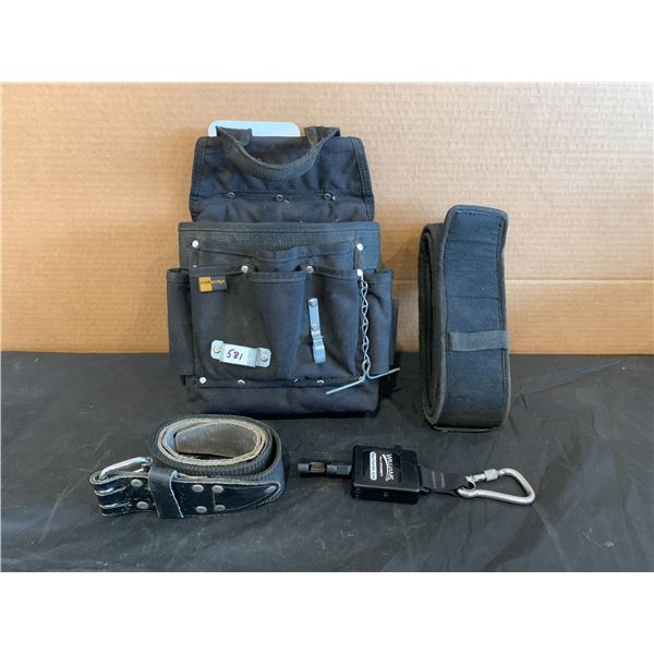 Kuny's Cordura 12-Pocket Black Nylon Electrician's Tool Pouch Bag