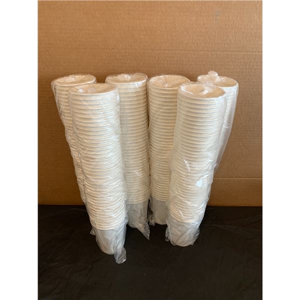 Lot of 240 Disposable Paper Cups - 12oz