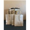 Image 1 : Box of 130 Brown Paper Bags - 9" x 8 1/4"