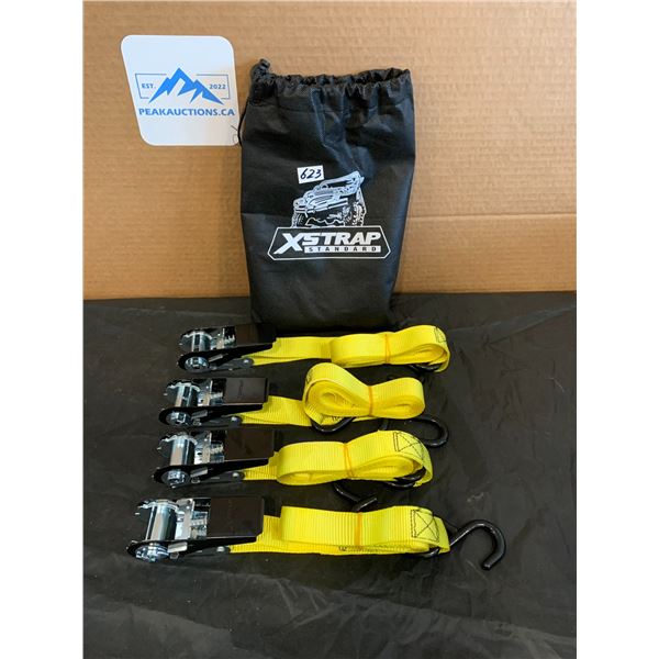 Lot of 4 Ratchet Straps