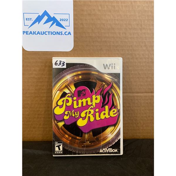 Nintendo Wii Pimp My Ride Game